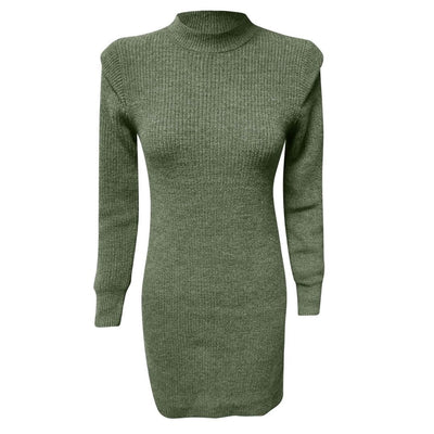 Avelena | Damen Elegantes Langarm Kleid