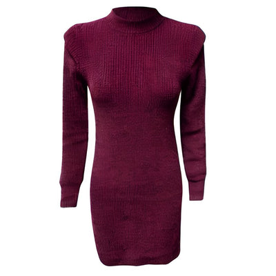 Avelena | Damen Elegantes Langarm Kleid
