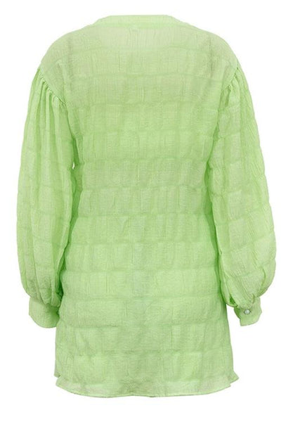 Avelena | Dreiteiliges Set aus Strukturiertem Chiffon