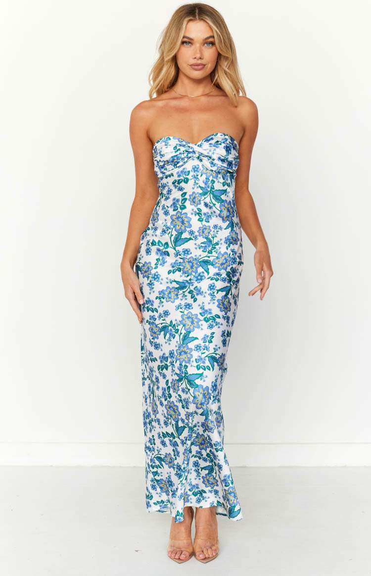 Avelena | Geknotetes Schlauch-Maxikleid