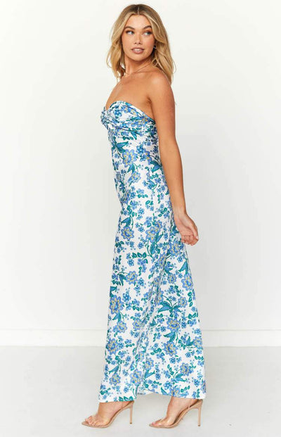 Avelena | Geknotetes Schlauch-Maxikleid