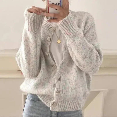 Kuschelige Strickjacke | Weiche Wolle & Knopfdetails | Lässiger Komfort