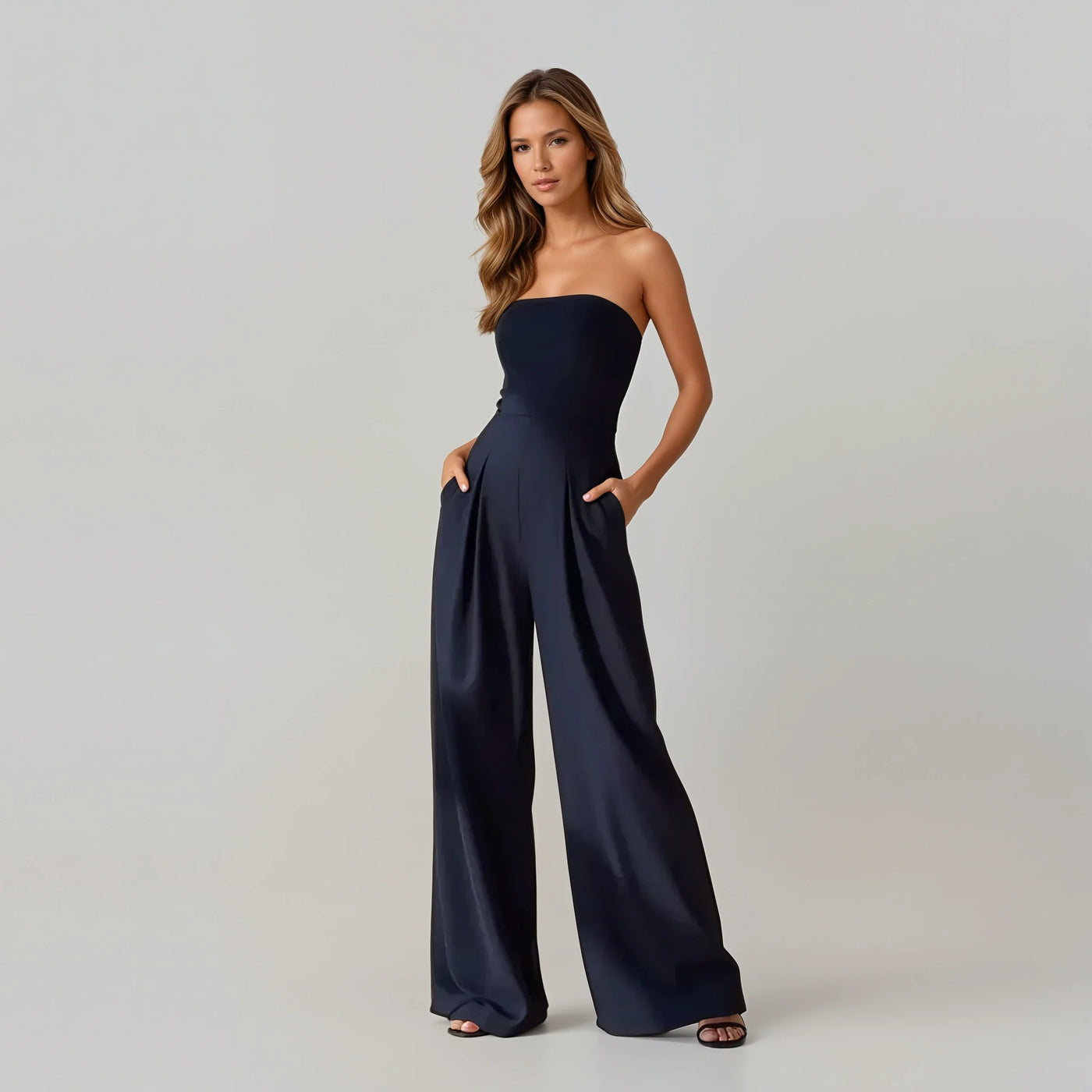 Malene™ | Trägerloser Jumpsuit