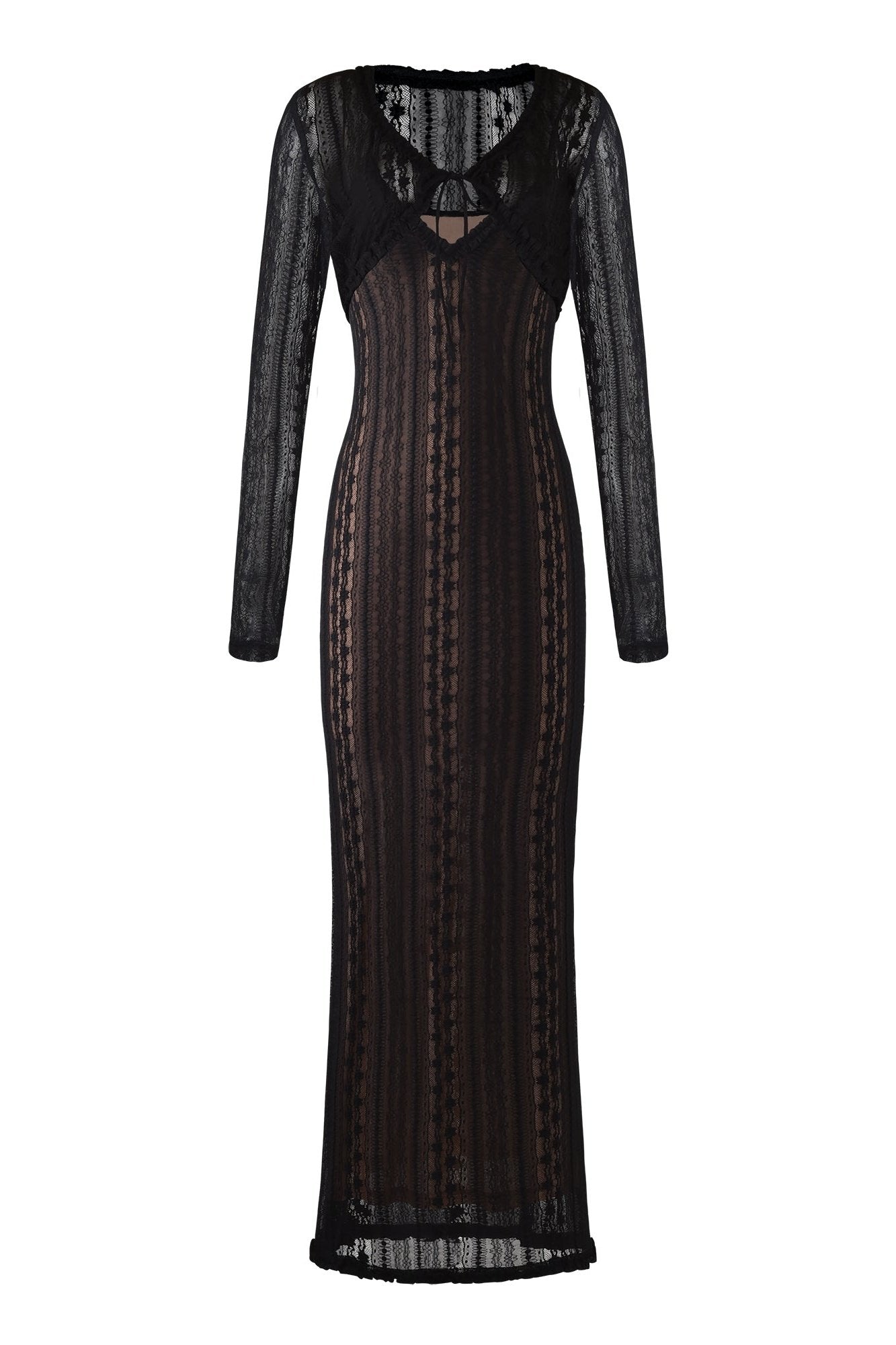 Avelena | V-Neck Lace Set