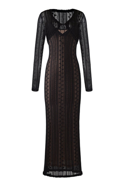 Avelena | V-Neck Lace Set