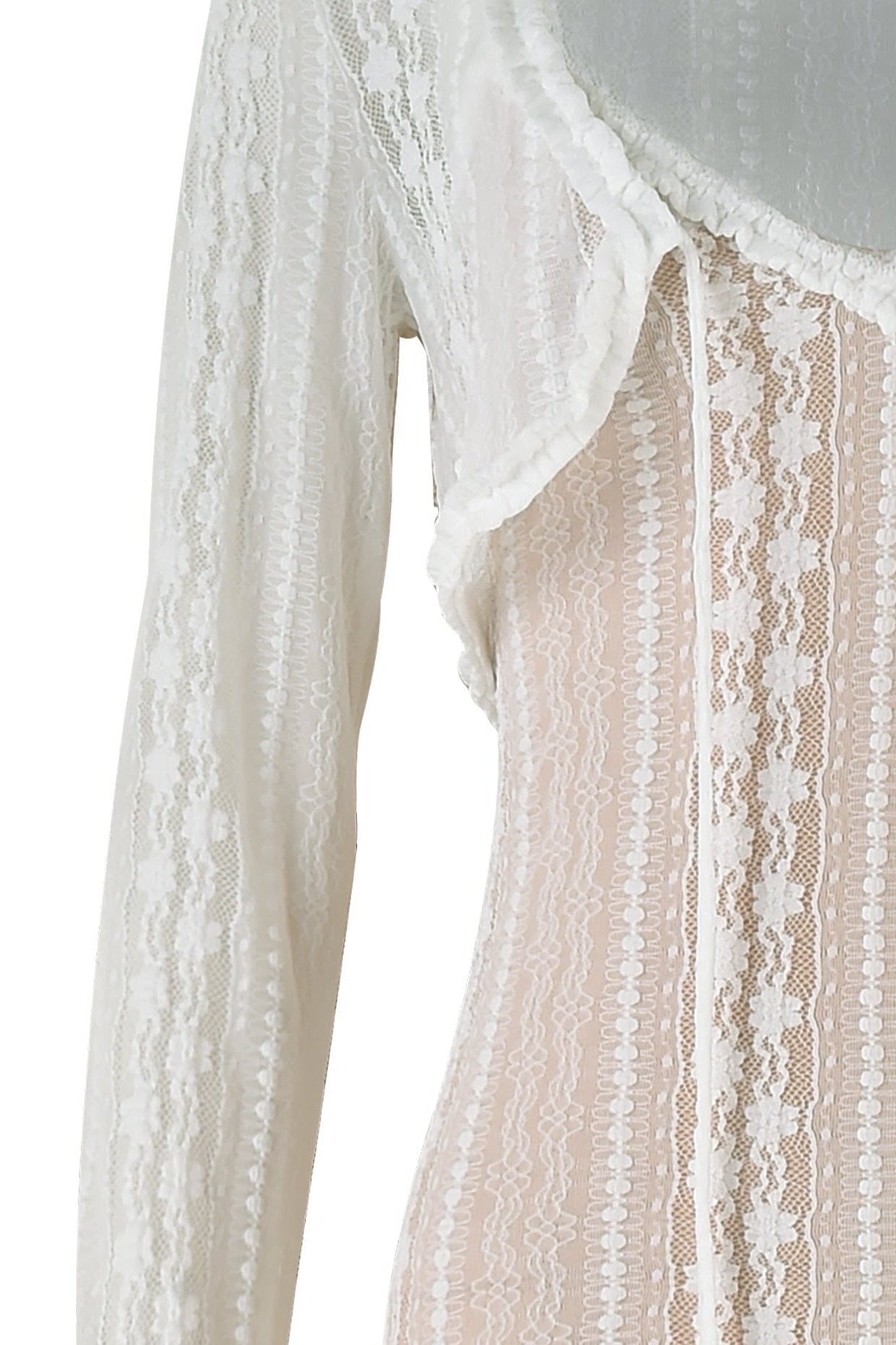 Avelena | V-Neck Lace Set