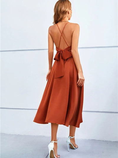 Mayfair™ | Luxuriöse trägerlose Seiden-Maxikleid