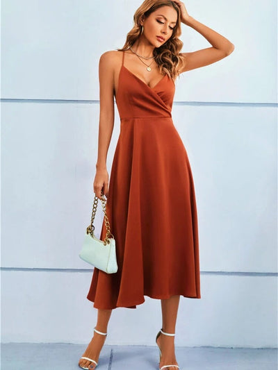 Mayfair™ | Luxuriöse trägerlose Seiden-Maxikleid
