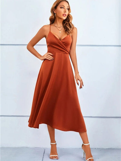 Mayfair™ | Luxuriöse trägerlose Seiden-Maxikleid