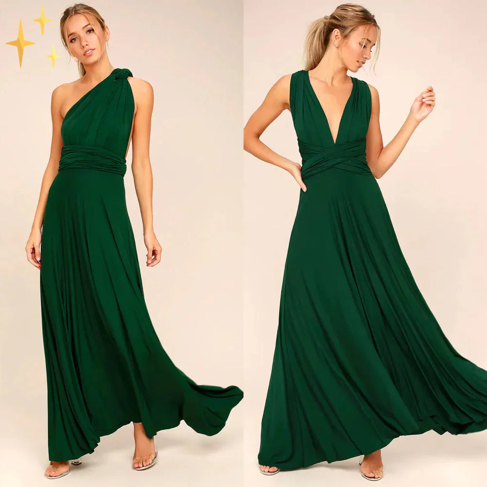 Jacqui – Stilvolles Multiway-Maxikleid