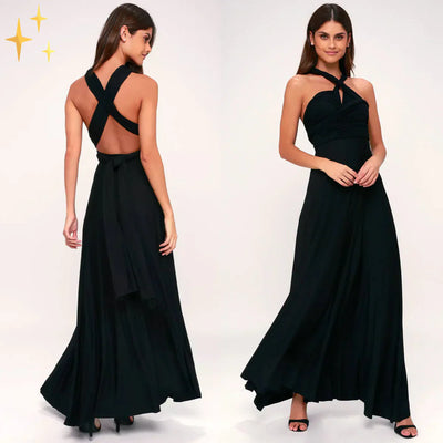 Jacqui – Stilvolles Multiway-Maxikleid