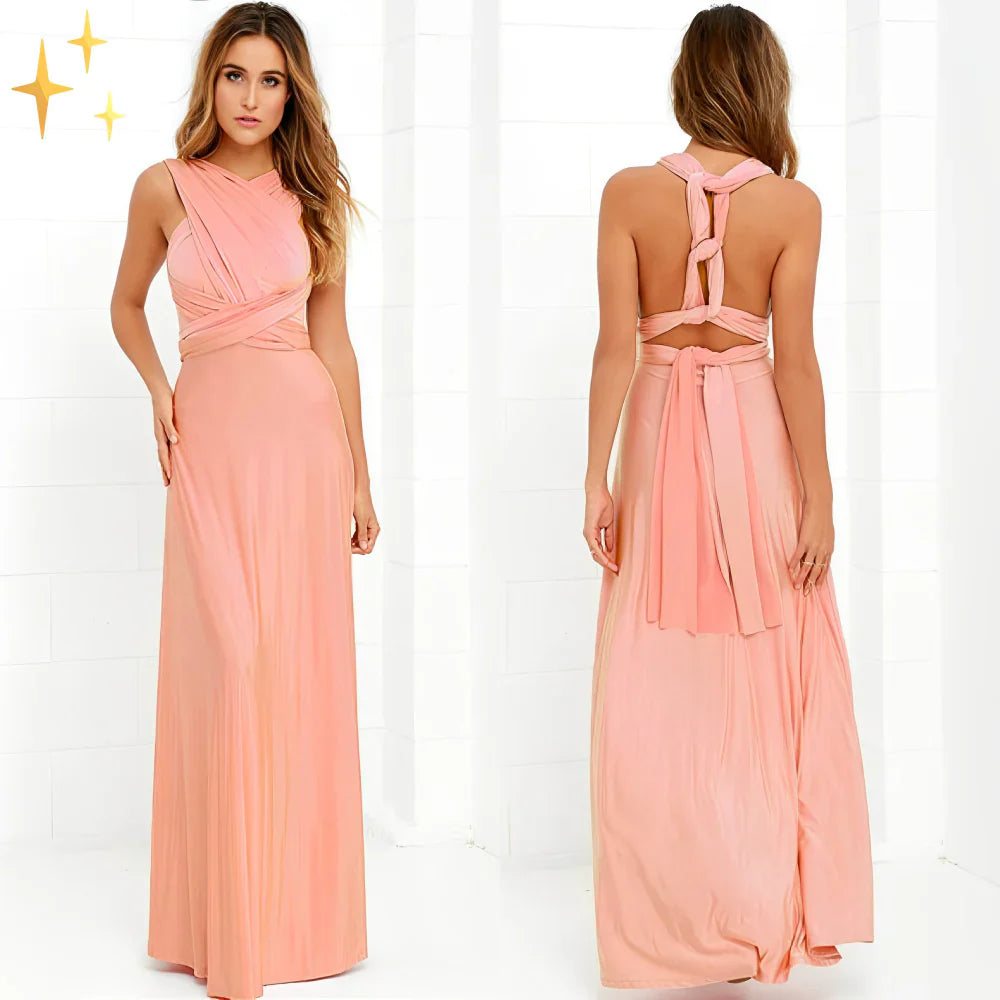 Jacqui – Stilvolles Multiway-Maxikleid