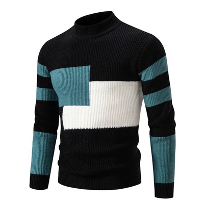 Colorblock-Pullover | Weiche Strickqualität | Modischer Look