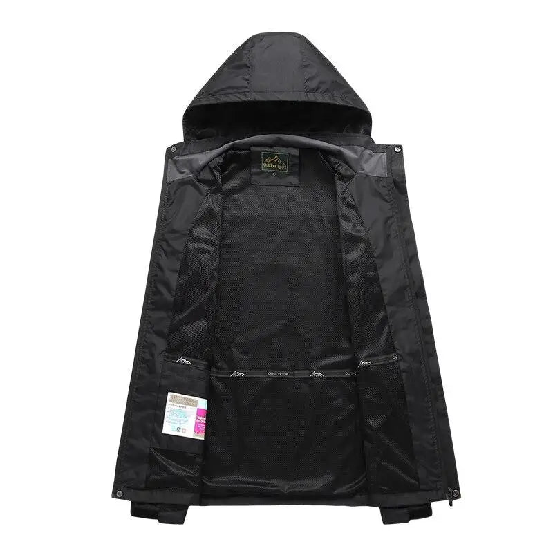 Avelena | Herren Parka Military Green Windbreaker