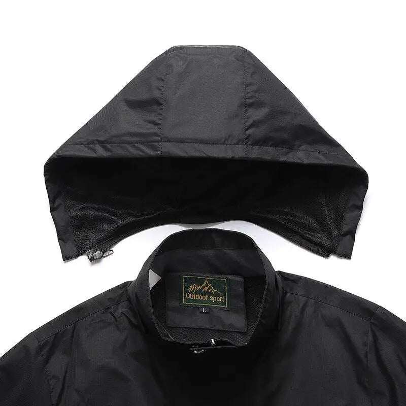 Avelena | Herren Parka Military Green Windbreaker