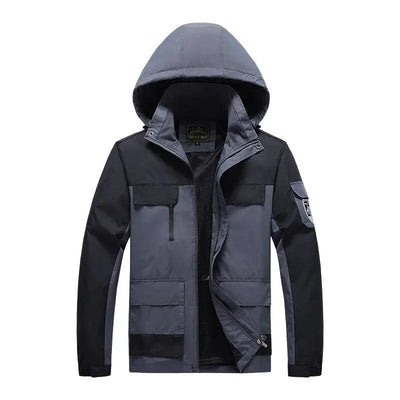Avelena | Herren Parka Military Green Windbreaker