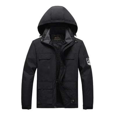 Avelena | Herren Parka Military Green Windbreaker