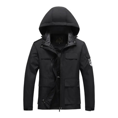 Avelena | Herren Parka Military Green Windbreaker