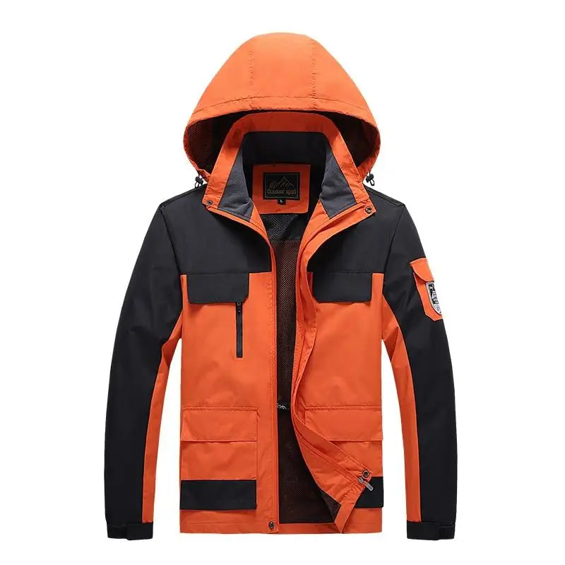 Avelena | Herren Parka Military Green Windbreaker