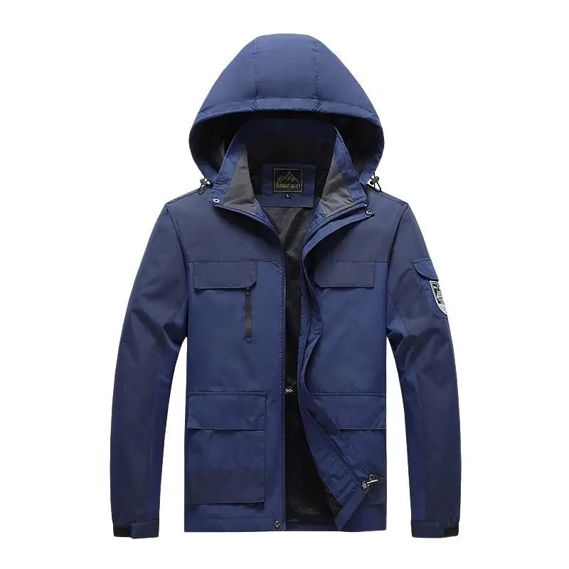 Avelena | Herren Parka Military Green Windbreaker