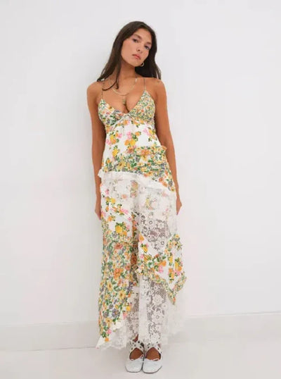 Nysa – Bezauberndes Maxikleid mit Blumenmuster