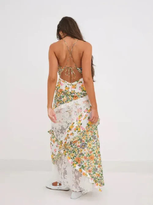 Nysa – Bezauberndes Maxikleid mit Blumenmuster