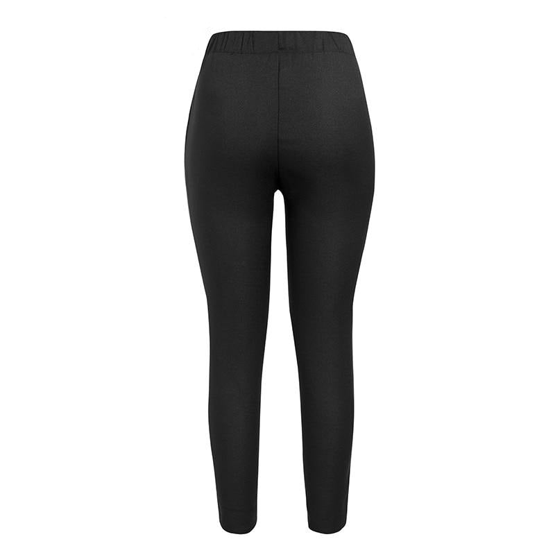 Avelena | Lässige, Lockere Hose mit Hoher Taille