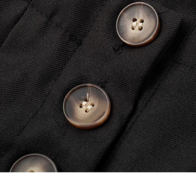 Avelena | Lässige, Lockere Hose mit Hoher Taille