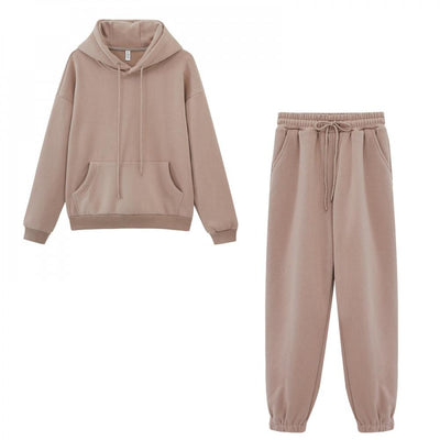 Avelena | Fleece-Kapuzenpulli & Jogger-Hose