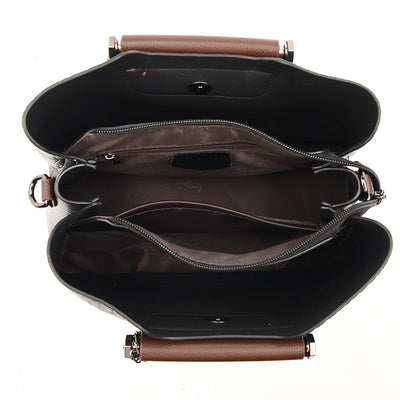 Janveni – Elegante Schwarze Ledertasche