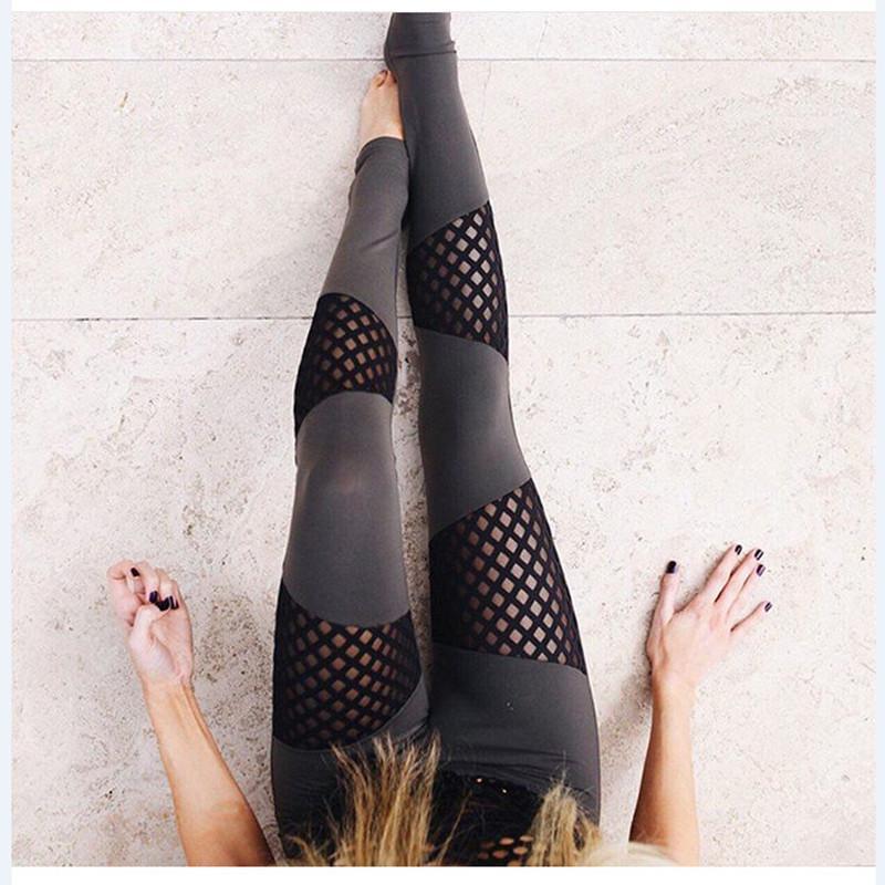 Avelena | Mesh Patchwork Yoga-Hose