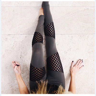 Avelena | Mesh Patchwork Yoga-Hose