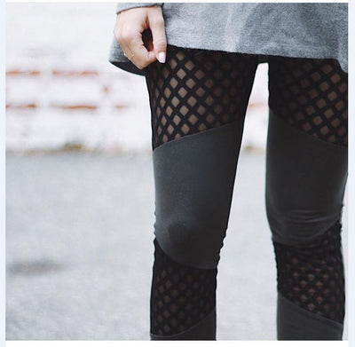 Avelena | Mesh Patchwork Yoga-Hose