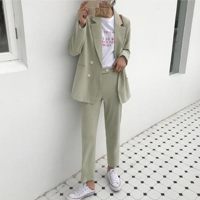 Avelena | Vintage-Blazer mit Hose