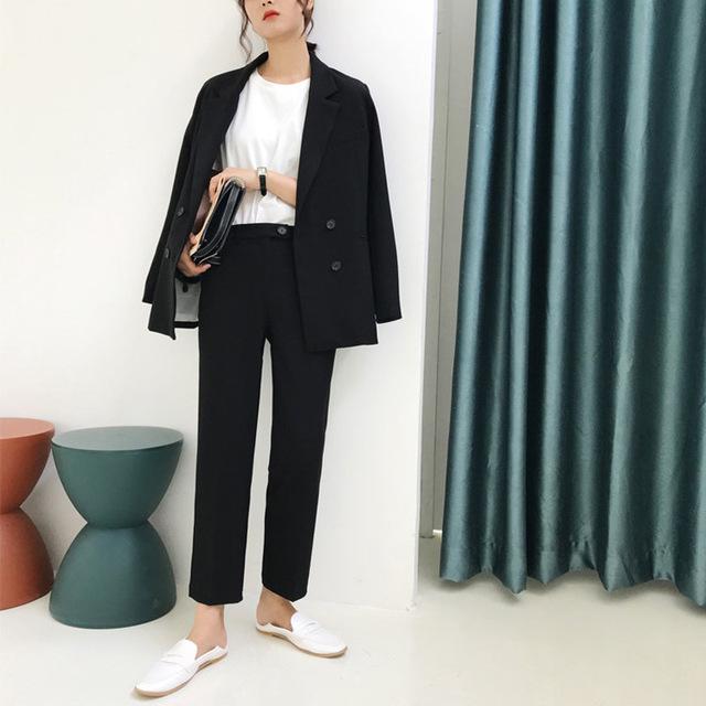 Avelena | Vintage-Blazer mit Hose