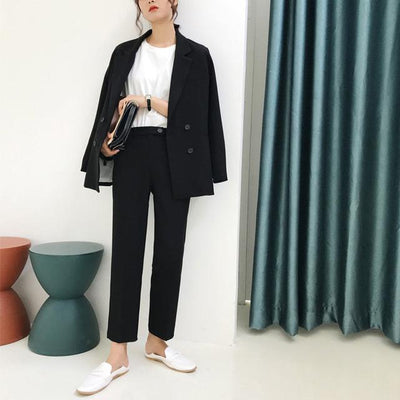 Avelena | Vintage-Blazer mit Hose