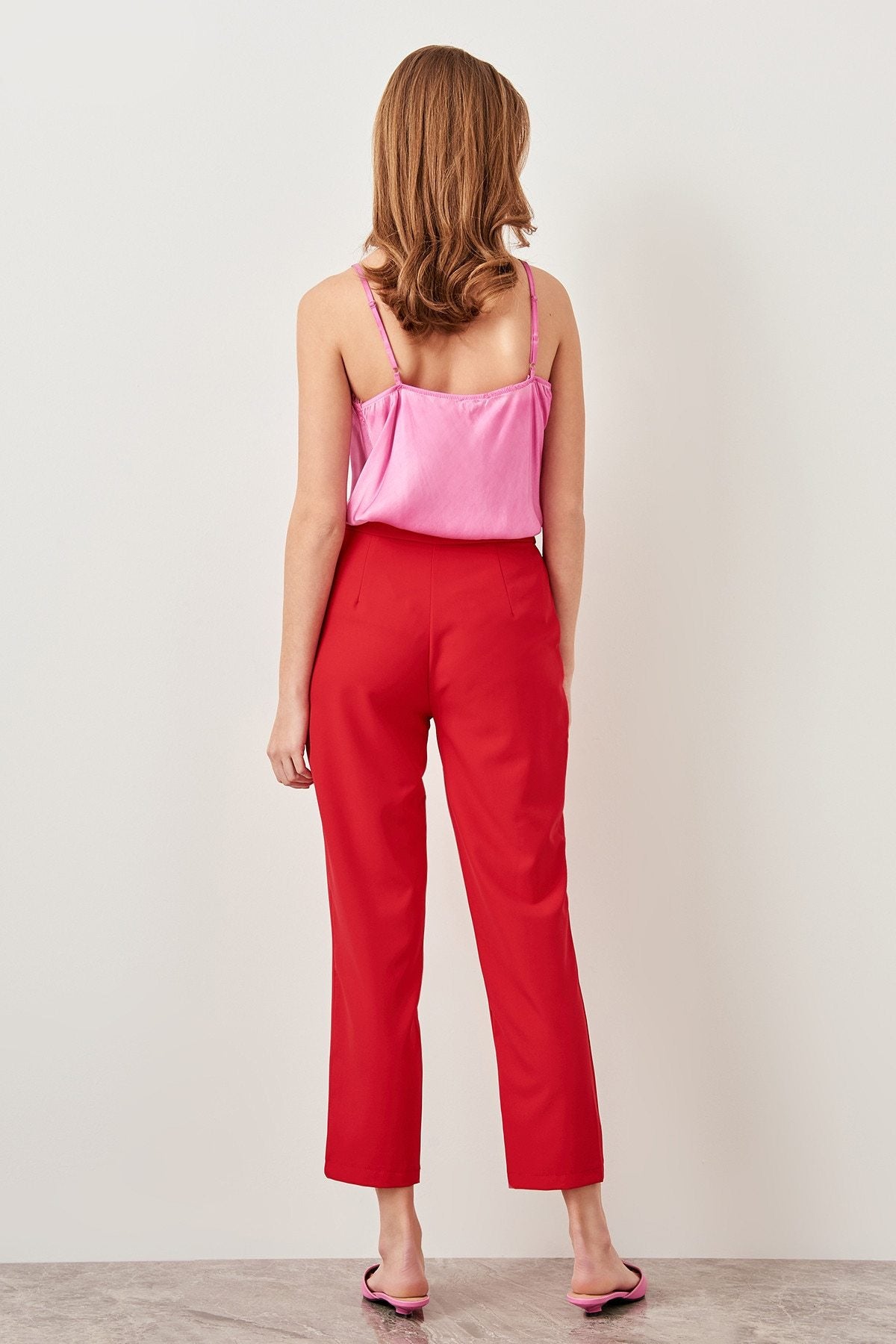 Avelena | Hochtaillierte Crop-Hose
