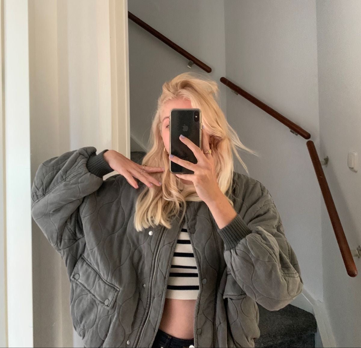 Alyssa | Gesteppe Bomberjacke