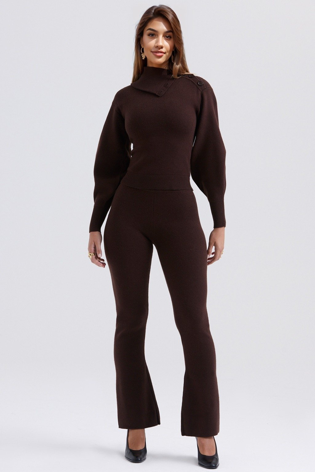 Avelena | Hochgeschlossenes Strickset