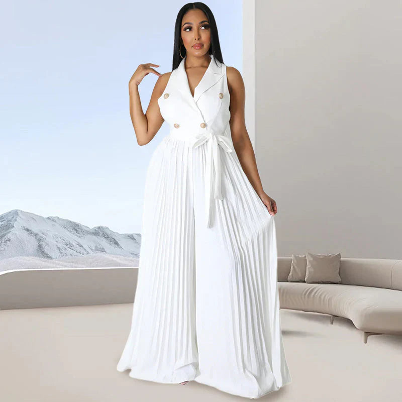 Calistra – Eleganter ärmelloser Jumpsuit