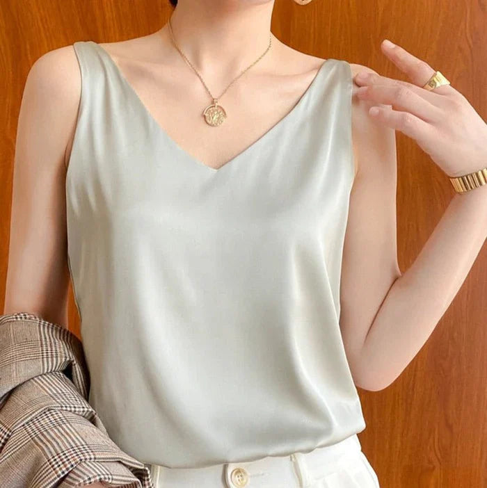 Talia | SilkySoft , Elegantes und luftiges Tank-Top für Frauen