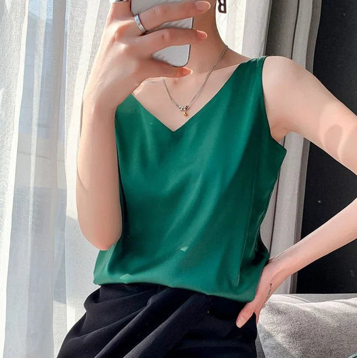 Talia | SilkySoft , Elegantes und luftiges Tank-Top für Frauen