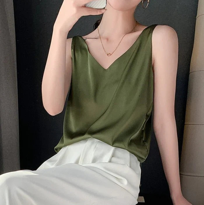 Talia | SilkySoft , Elegantes und luftiges Tank-Top für Frauen