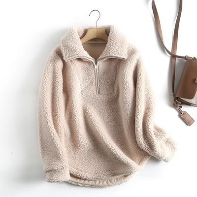 Avelena | Kuscheliger Pullover aus Sherpa