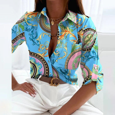 Hermione | Bluse mit Umlegekragen