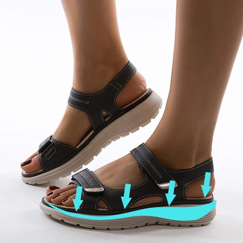 Miriel – Ergonomische Sandalen mit offener Zehenpartie