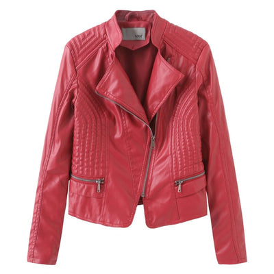 Klassische Bikerjacke aus Kunstleder | Stilvolle Details | Modern & Zeitlos