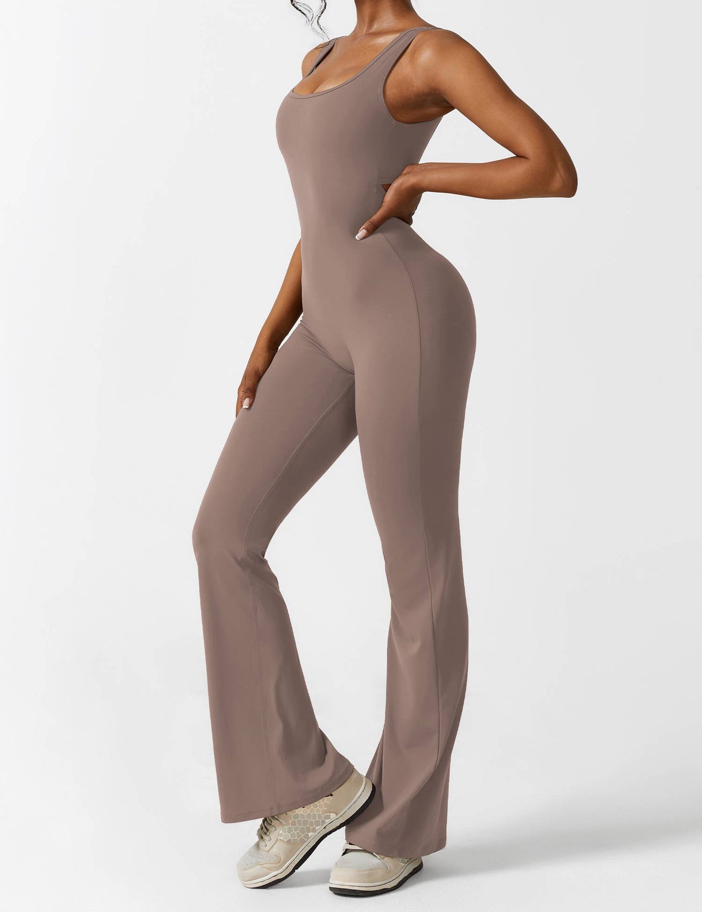 Sienna | Rückenfreier Flare-Jumpsuit