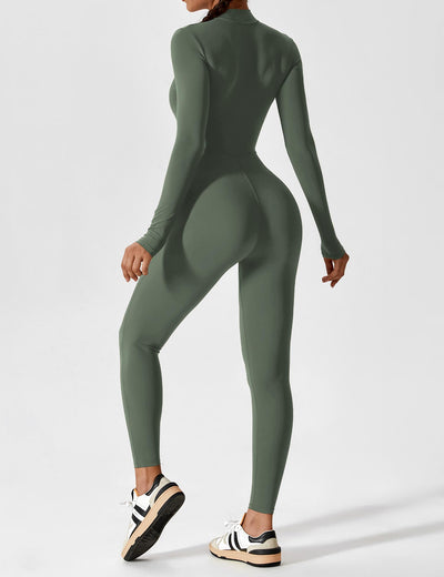 Lina | Nahtloser Full-Zip Bodysuit
