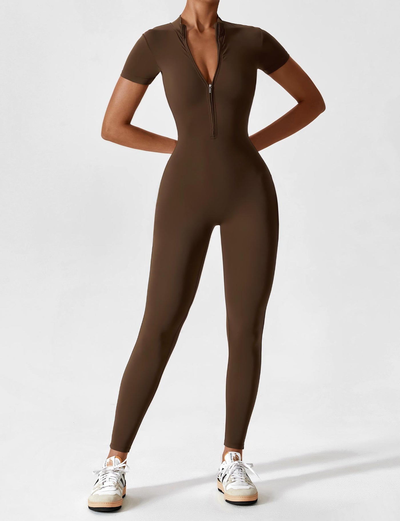 Lina | Nahtloser Full-Zip Bodysuit